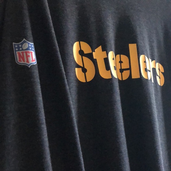 NEW Men's NFL Onfield Apparel Nike Dri-Fit Long-Sleeve Pgh Steelers Shirt - Picture 4 of 10
